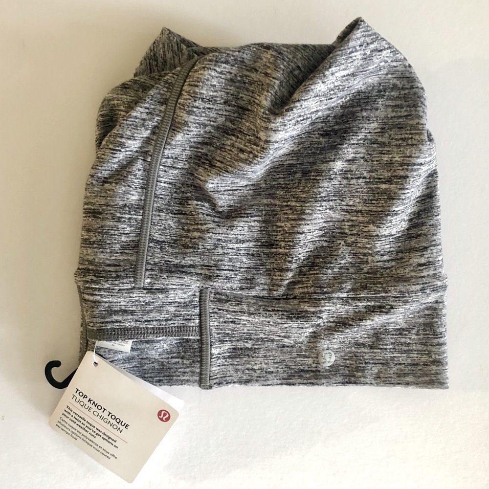 Lululemon Top Knot Toque Grey Hat Headband
